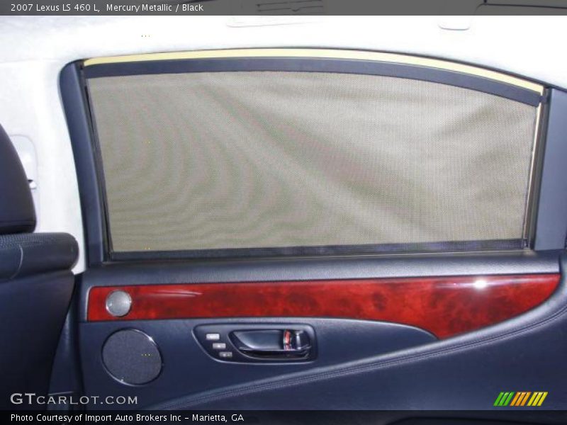 Mercury Metallic / Black 2007 Lexus LS 460 L