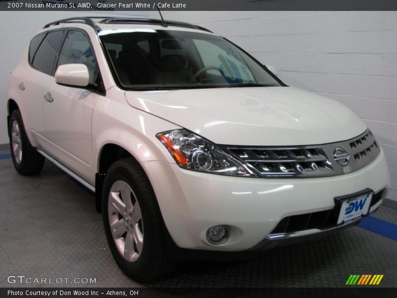 Glacier Pearl White / Cafe Latte 2007 Nissan Murano SL AWD