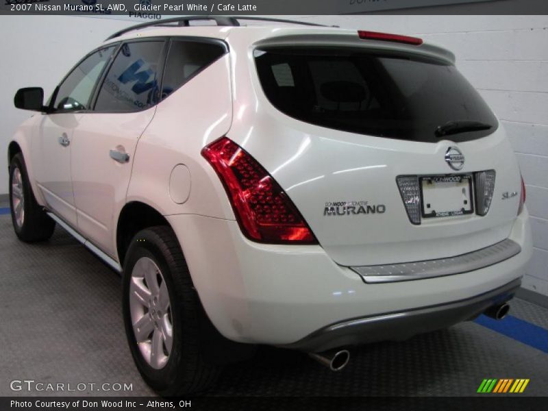 Glacier Pearl White / Cafe Latte 2007 Nissan Murano SL AWD