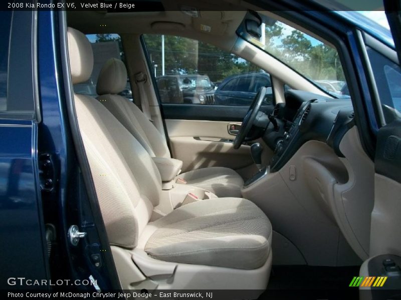Velvet Blue / Beige 2008 Kia Rondo EX V6