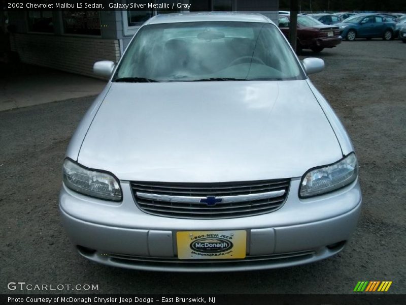 Galaxy Silver Metallic / Gray 2002 Chevrolet Malibu LS Sedan