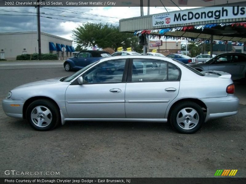 Galaxy Silver Metallic / Gray 2002 Chevrolet Malibu LS Sedan