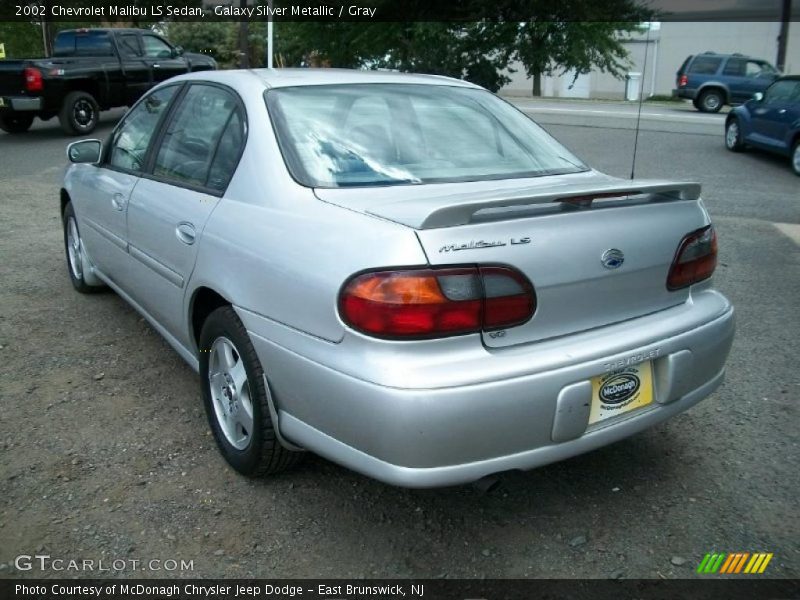 Galaxy Silver Metallic / Gray 2002 Chevrolet Malibu LS Sedan