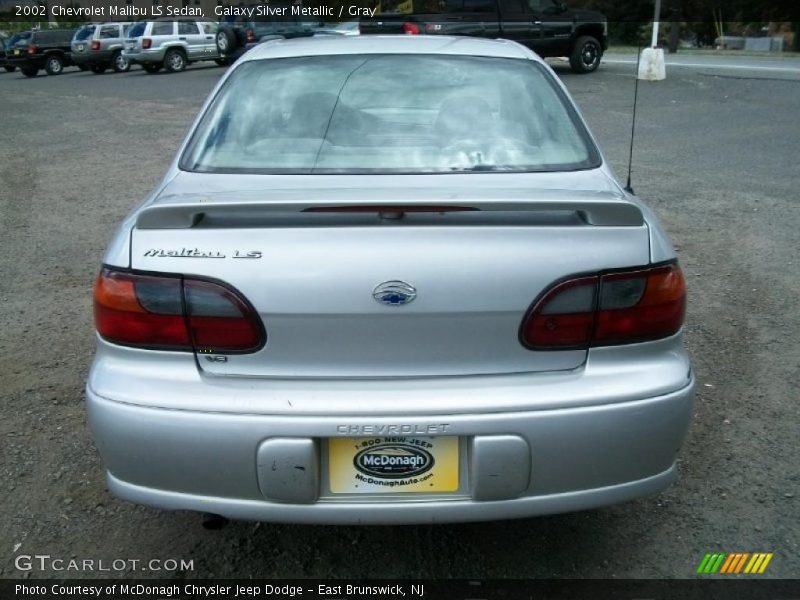 Galaxy Silver Metallic / Gray 2002 Chevrolet Malibu LS Sedan