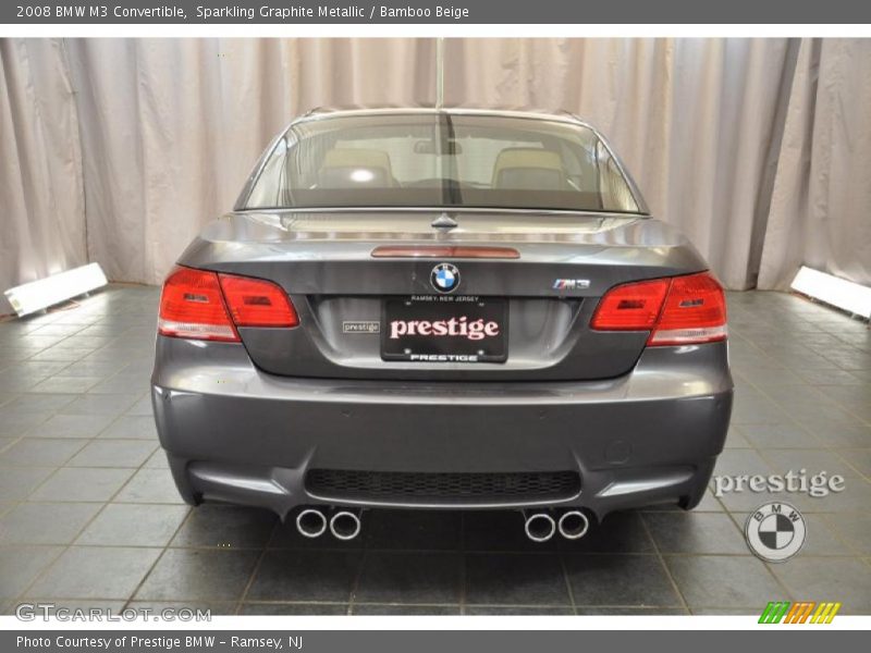 Sparkling Graphite Metallic / Bamboo Beige 2008 BMW M3 Convertible