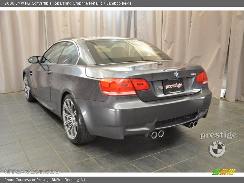 Sparkling Graphite Metallic / Bamboo Beige 2008 BMW M3 Convertible