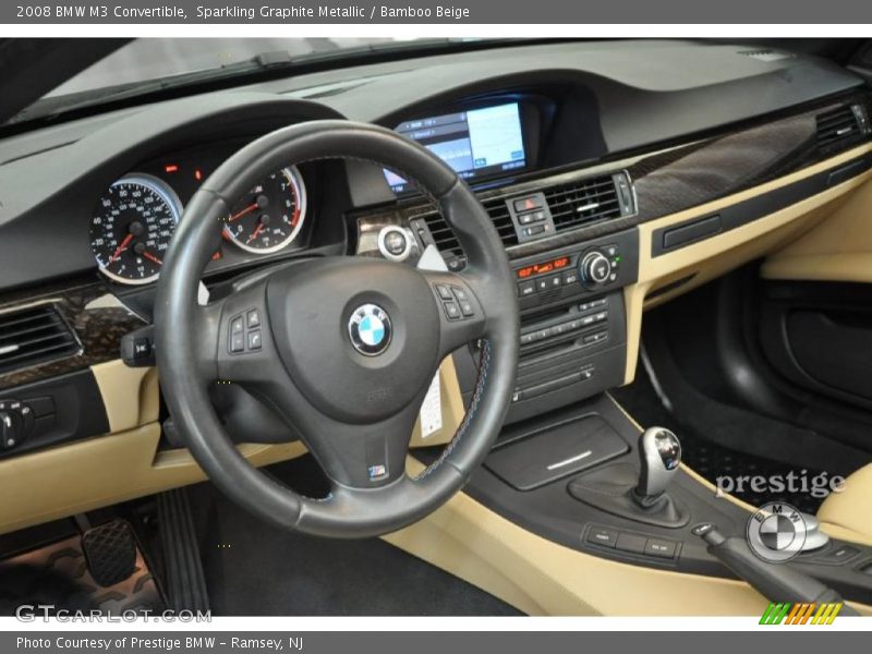 Sparkling Graphite Metallic / Bamboo Beige 2008 BMW M3 Convertible