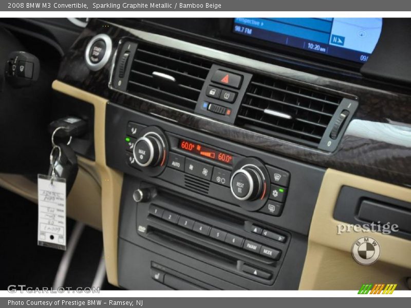 Sparkling Graphite Metallic / Bamboo Beige 2008 BMW M3 Convertible