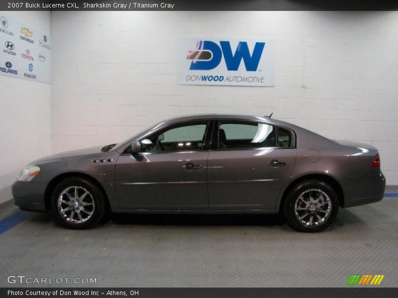 Sharkskin Gray / Titanium Gray 2007 Buick Lucerne CXL