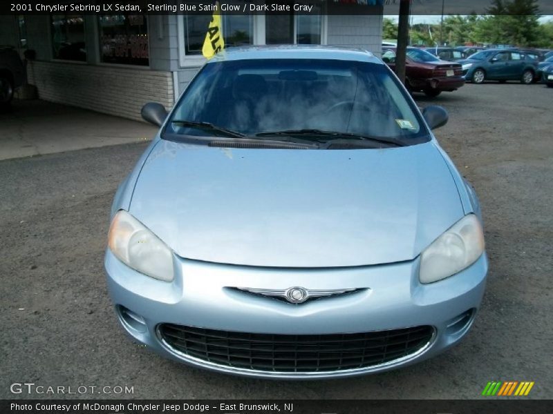 Sterling Blue Satin Glow / Dark Slate Gray 2001 Chrysler Sebring LX Sedan