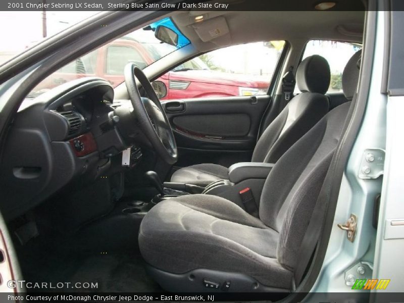 Sterling Blue Satin Glow / Dark Slate Gray 2001 Chrysler Sebring LX Sedan