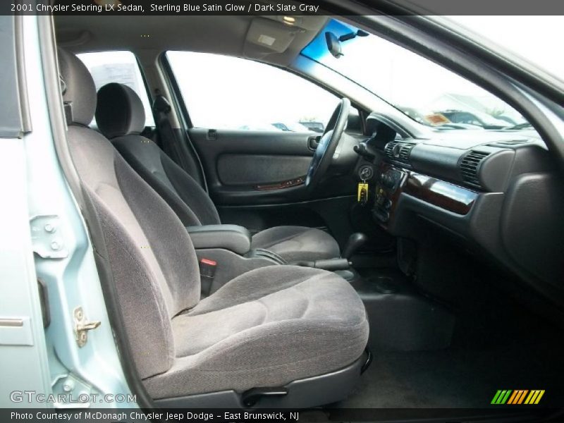 Sterling Blue Satin Glow / Dark Slate Gray 2001 Chrysler Sebring LX Sedan