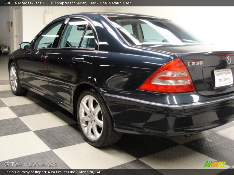 Black Opal Metallic / Ash 2003 Mercedes-Benz C 230 Kompressor Sedan