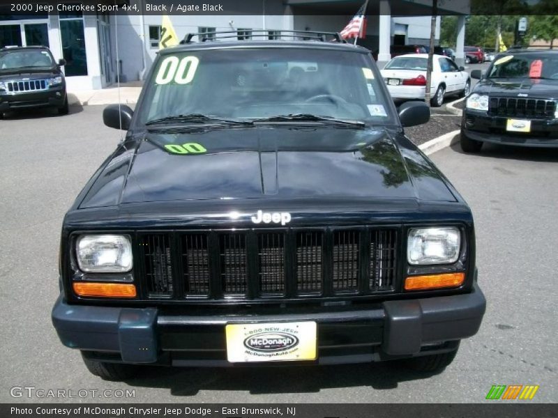 Black / Agate Black 2000 Jeep Cherokee Sport 4x4