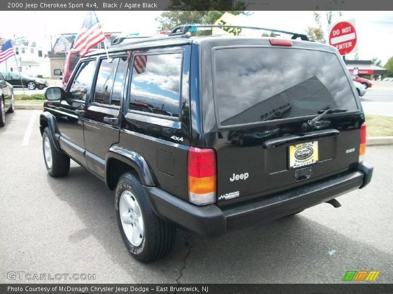 Black / Agate Black 2000 Jeep Cherokee Sport 4x4