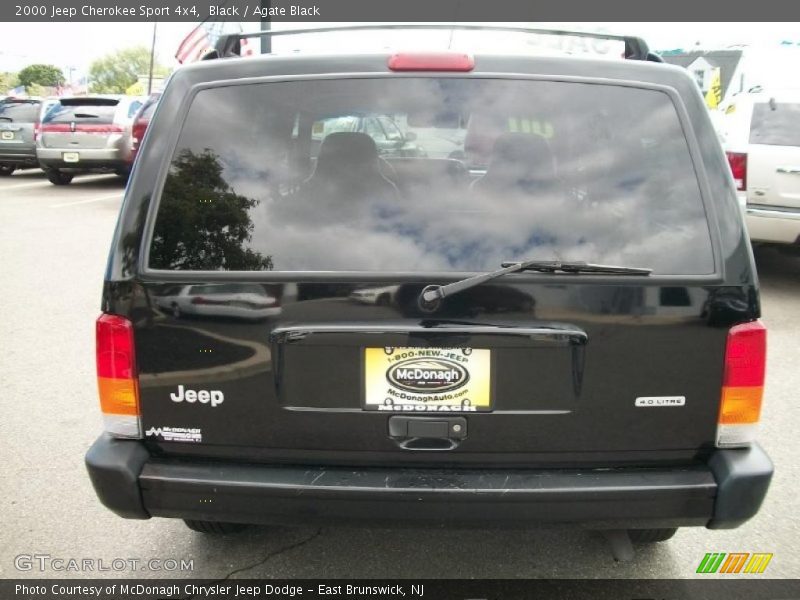 Black / Agate Black 2000 Jeep Cherokee Sport 4x4