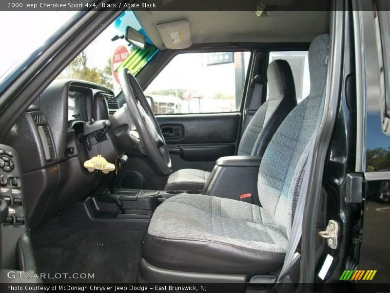 Black / Agate Black 2000 Jeep Cherokee Sport 4x4