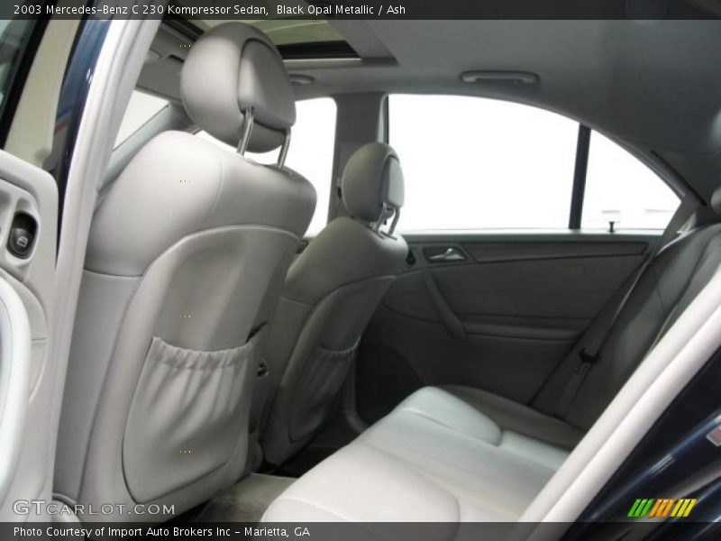 Black Opal Metallic / Ash 2003 Mercedes-Benz C 230 Kompressor Sedan