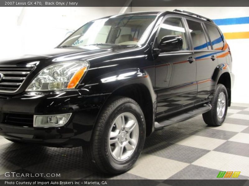 Black Onyx / Ivory 2007 Lexus GX 470