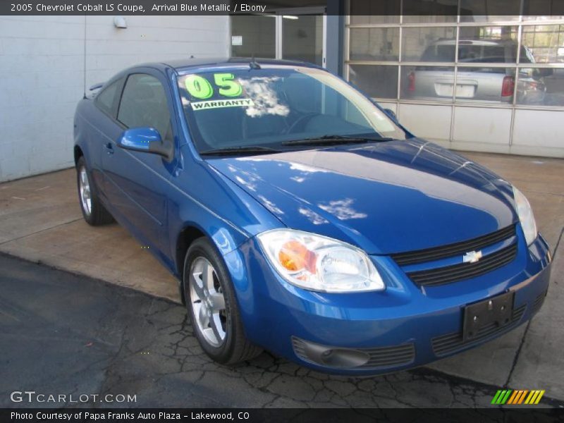 Arrival Blue Metallic / Ebony 2005 Chevrolet Cobalt LS Coupe