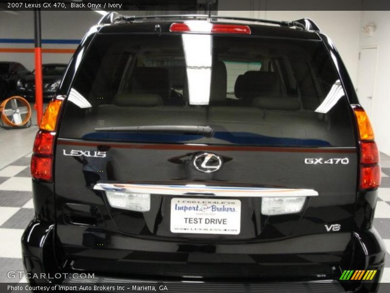 Black Onyx / Ivory 2007 Lexus GX 470