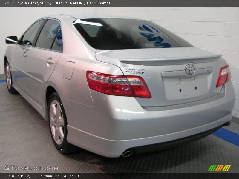 Titanium Metallic / Dark Charcoal 2007 Toyota Camry SE V6