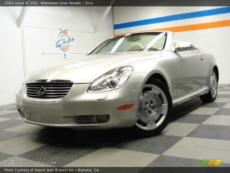 Millennium Silver Metallic / Ecru 2004 Lexus SC 430
