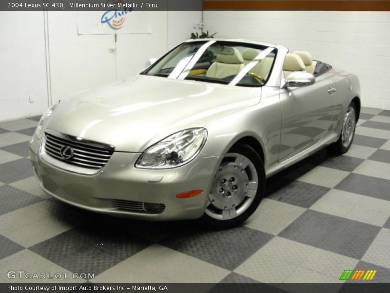 Millennium Silver Metallic / Ecru 2004 Lexus SC 430