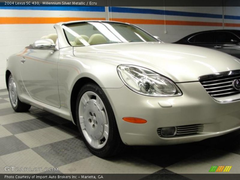 Millennium Silver Metallic / Ecru 2004 Lexus SC 430