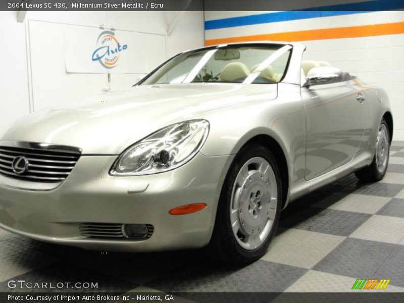 Millennium Silver Metallic / Ecru 2004 Lexus SC 430