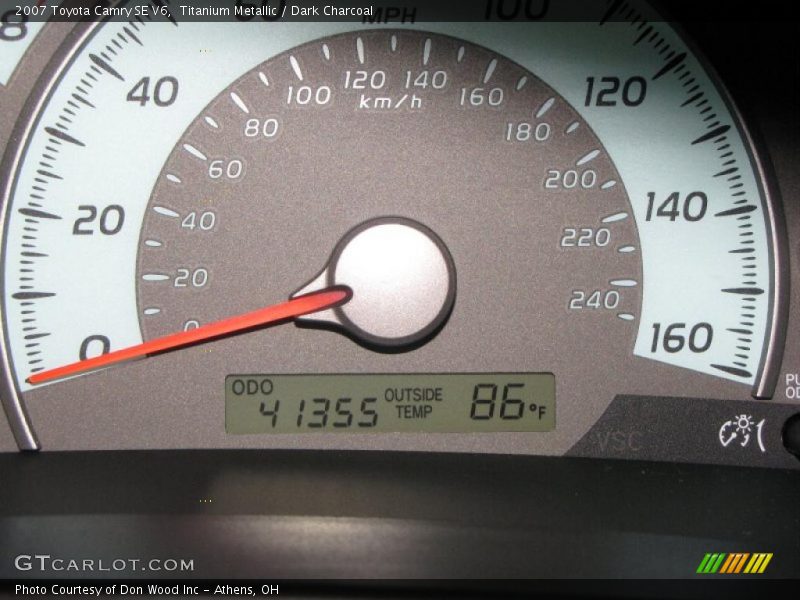 Titanium Metallic / Dark Charcoal 2007 Toyota Camry SE V6