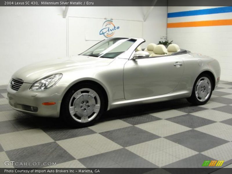 Millennium Silver Metallic / Ecru 2004 Lexus SC 430