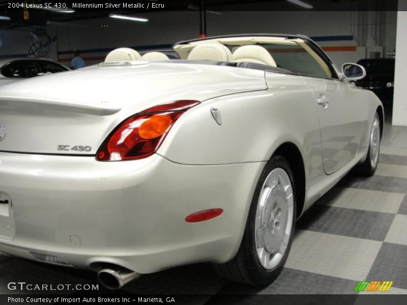 Millennium Silver Metallic / Ecru 2004 Lexus SC 430