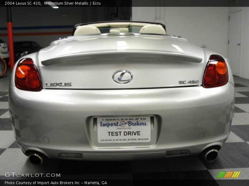 Millennium Silver Metallic / Ecru 2004 Lexus SC 430