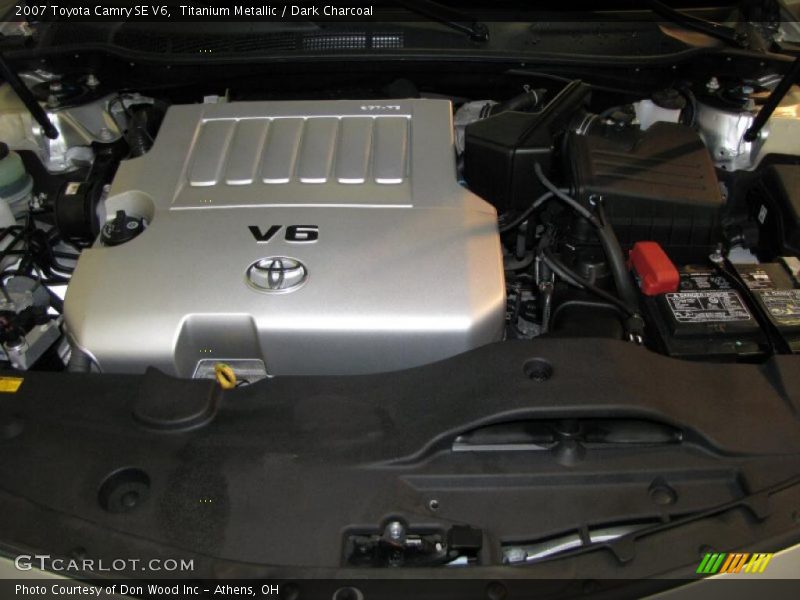 Titanium Metallic / Dark Charcoal 2007 Toyota Camry SE V6