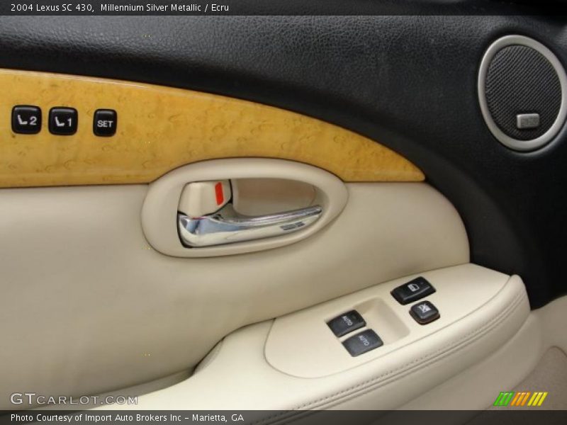 Millennium Silver Metallic / Ecru 2004 Lexus SC 430