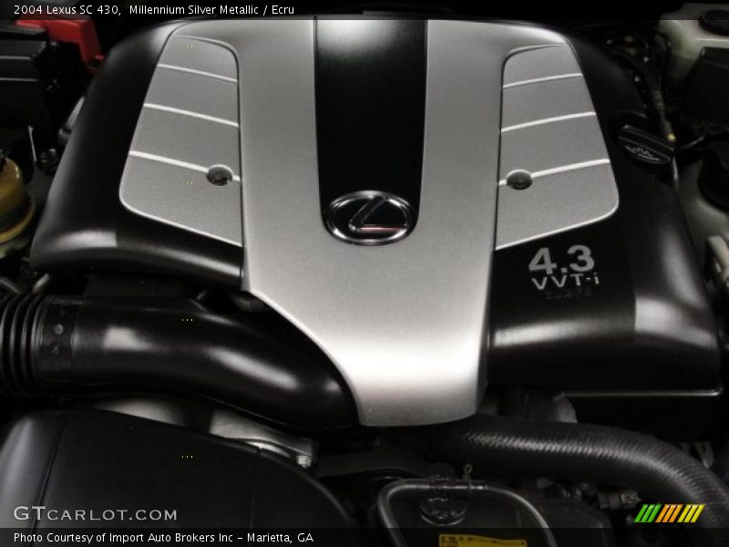 Millennium Silver Metallic / Ecru 2004 Lexus SC 430