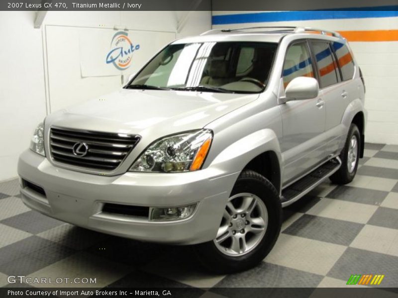 Titanium Metallic / Ivory 2007 Lexus GX 470