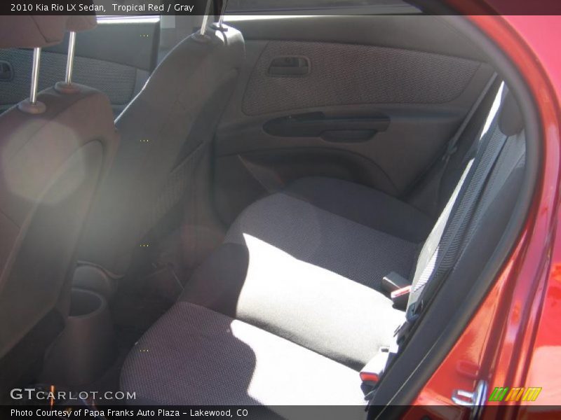 Tropical Red / Gray 2010 Kia Rio LX Sedan