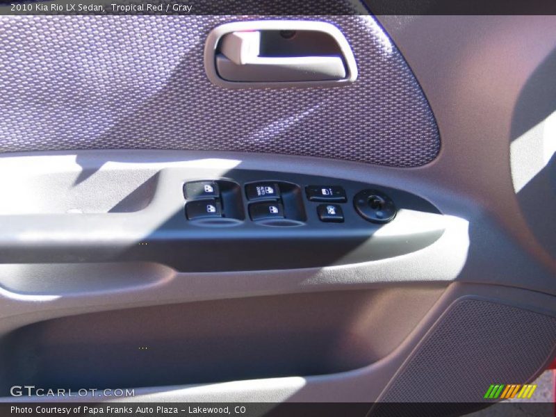 Tropical Red / Gray 2010 Kia Rio LX Sedan