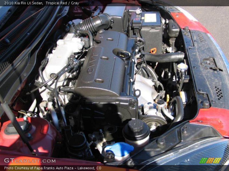 Tropical Red / Gray 2010 Kia Rio LX Sedan