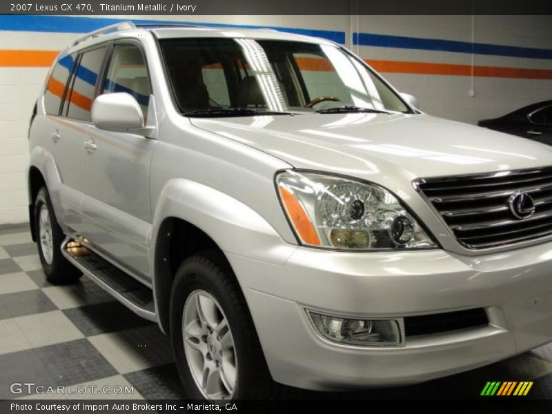 Titanium Metallic / Ivory 2007 Lexus GX 470