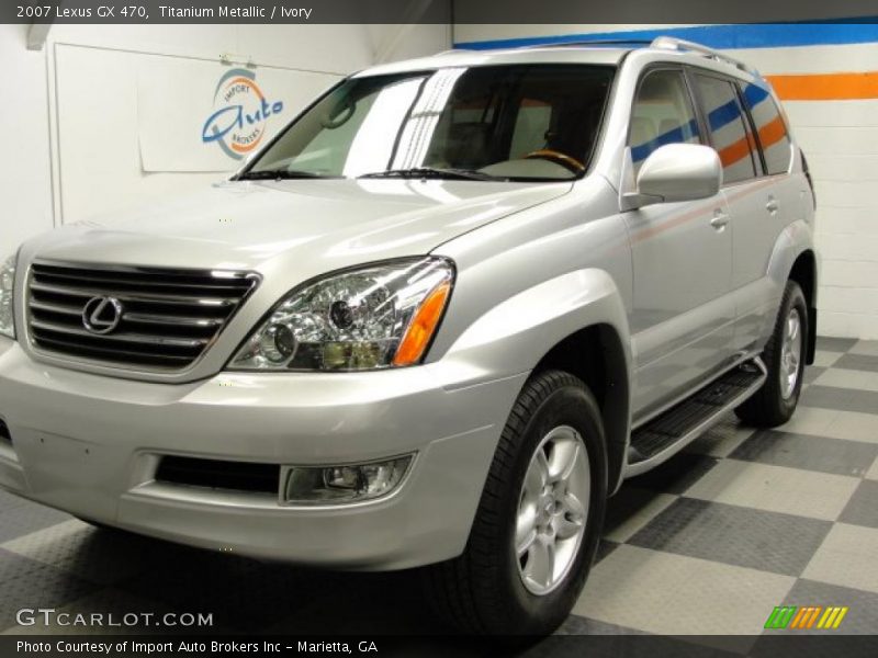 Titanium Metallic / Ivory 2007 Lexus GX 470