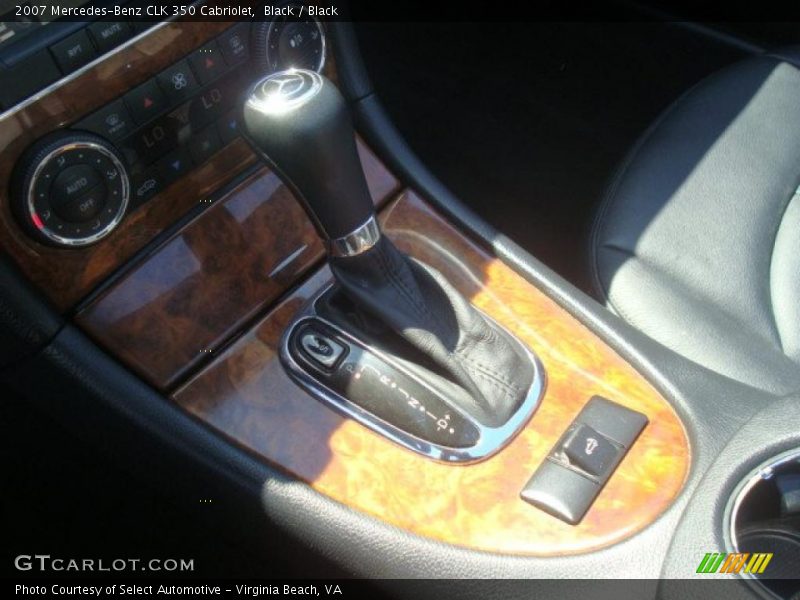 Black / Black 2007 Mercedes-Benz CLK 350 Cabriolet