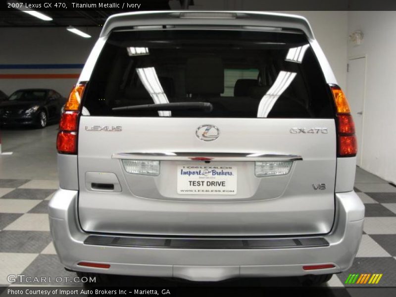Titanium Metallic / Ivory 2007 Lexus GX 470