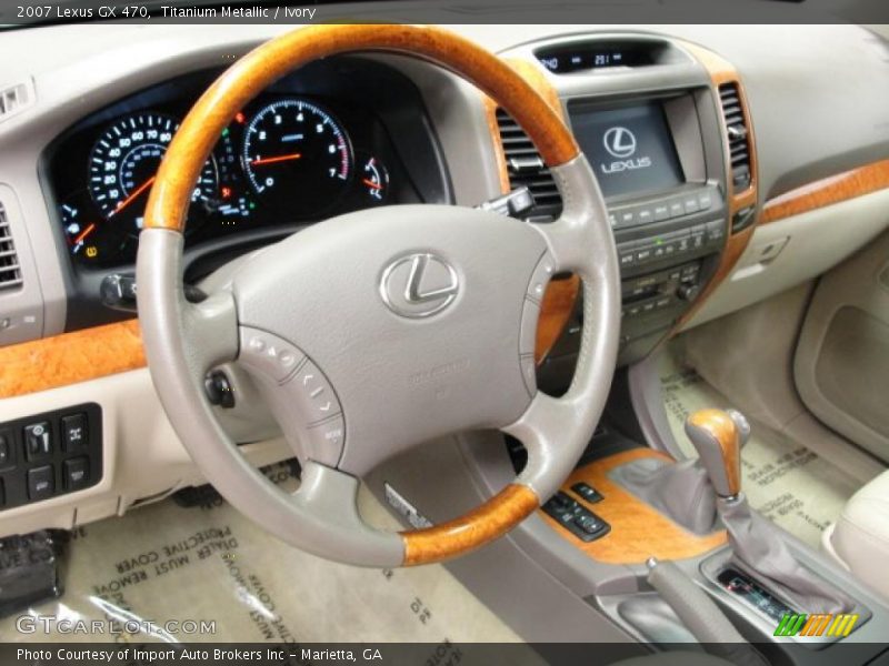 Titanium Metallic / Ivory 2007 Lexus GX 470