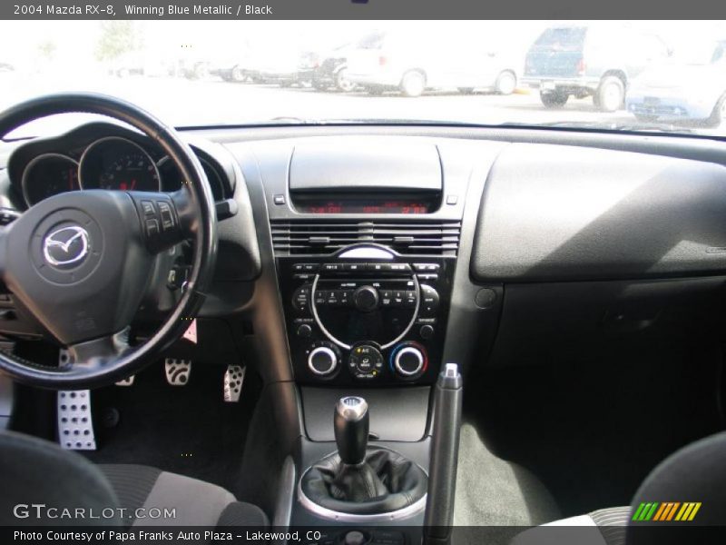 Winning Blue Metallic / Black 2004 Mazda RX-8