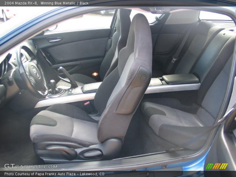 Winning Blue Metallic / Black 2004 Mazda RX-8