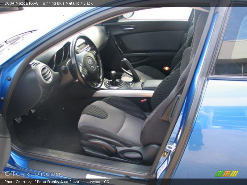Winning Blue Metallic / Black 2004 Mazda RX-8