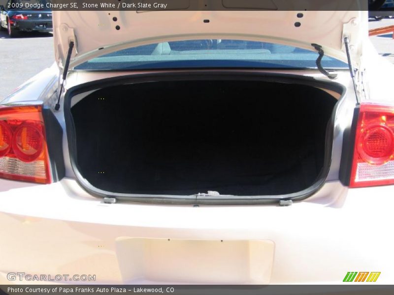 Stone White / Dark Slate Gray 2009 Dodge Charger SE